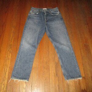 AGOLDE Riley Cropped Hi-Rise Jeans